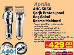 APRİLLA ŞARJLI PROFESYONEL SAÇ SAKAL KESME MAKİNESİ